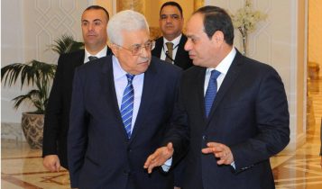 الرئيس المصرى "عبدالفتاح السيسى" ونظيره الفلسطينى "محمود عباس"