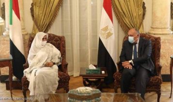 وزير الخارجية المصرى ونظيرته السودانية - أرشيفية