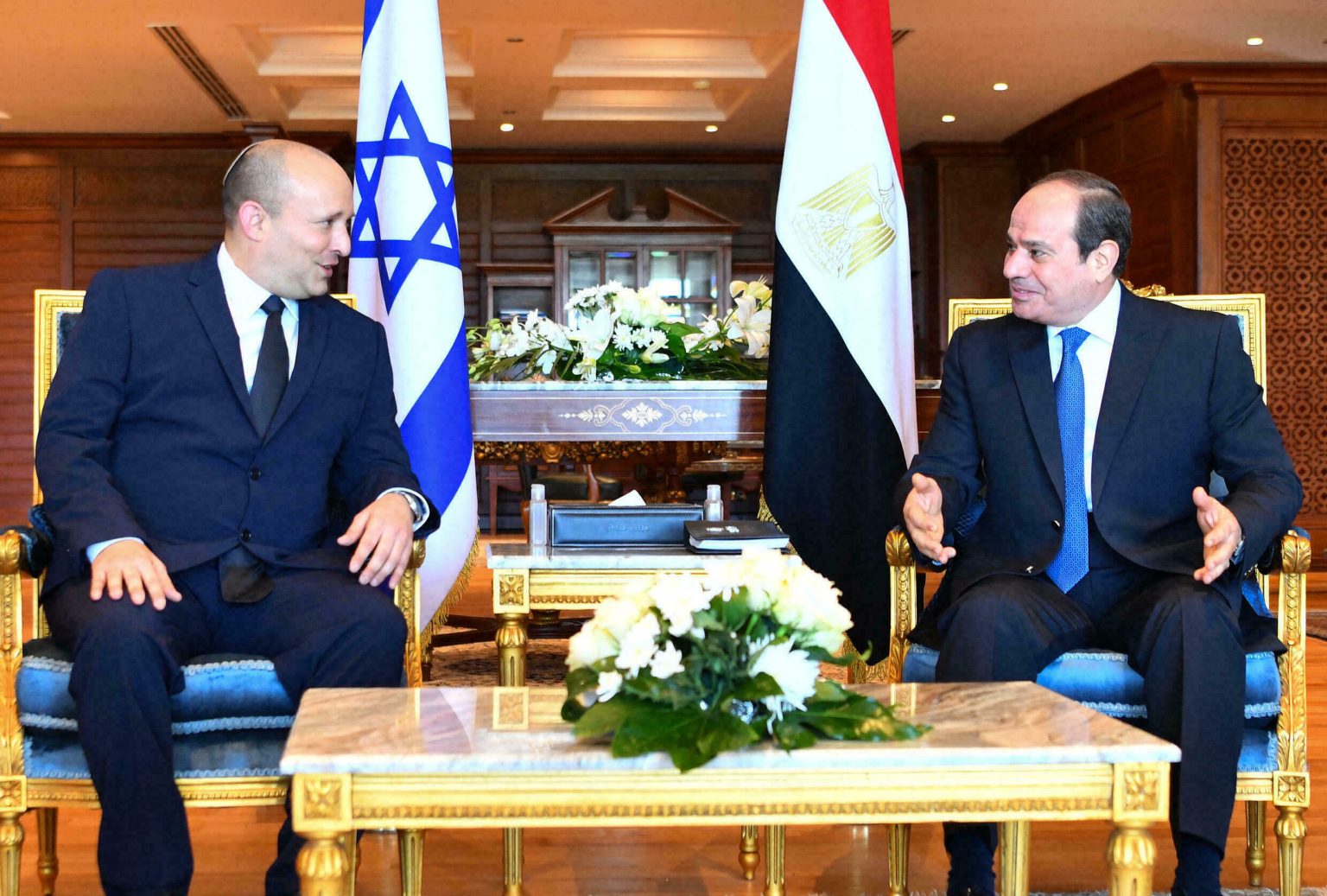 الرئيس المصري ورئيس الوزراء الإسرائيلي - أرشيفية